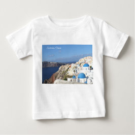 Santorini, Griechenland, Village-Oia, Fotografie, Baby T-shirt