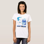 Santorini Griechenland.w T-Shirt (Vorne ganz)