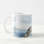 Santorini Griechenland Wassercolor Kaffeetasse (Links)