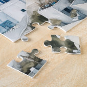 Santorini Griechenland Wassercolor Puzzle (Seite)