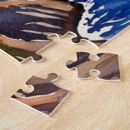 Santorini Griechenland Wasserfarbenrätsel beibehal Puzzle (Seite)