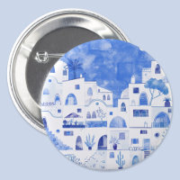 Santorini Griechenland Wasserfarbenwelt