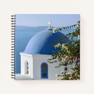 Santorini-Griechinsel-Notebook Notizblock