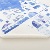 Santorini Griechische Insel Wasserfarbenwelt Sherpadecke (3/4)