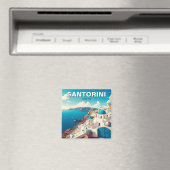 Santorini Griechische Inseln Magnet (In Situ (Geschirrspüler))