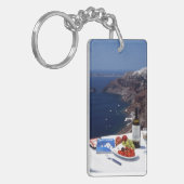 Santorini Griechischer Schlüsselanhänger (Vorderseite links)