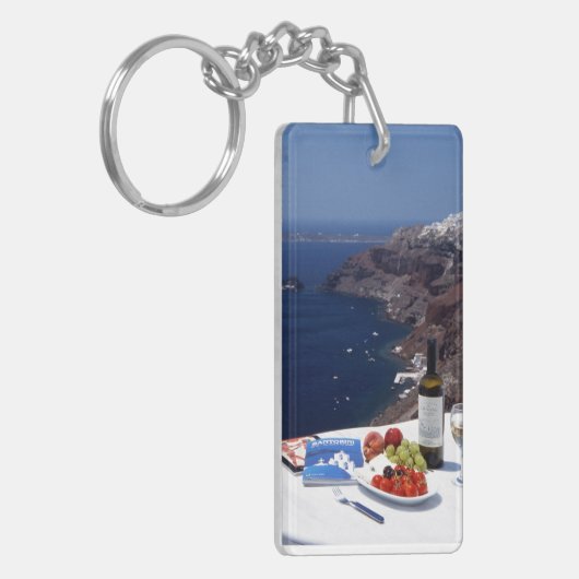 Santorini Griechischer Schlüsselanhänger (Vorderseite links)