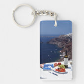 Santorini Griechischer Schlüsselanhänger (Vorderseite)