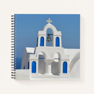 Santorini Griechisches Kirchenbuch Notizblock