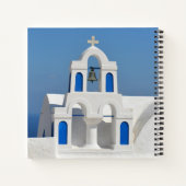 Santorini Griechisches Kirchenbuch Notizblock (Rückseite)