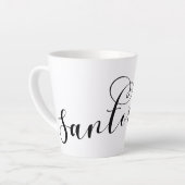 Santorini Herz in Flag, Griechenland, Thira Milchtasse (Linke Ecke)