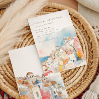 Santorini Hochzeit im Mittelmeer