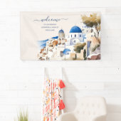 Santorini-Hochzeit in Urlaubsort Banner (Insitu)