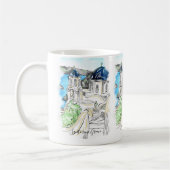 Santorini Insel Griechenland Sommer-Erinnerungen P Kaffeetasse (Links)