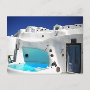 Santorini Insel Ioa Dorf Griechenland Postkarte