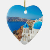 Santorini Insel - Kessel, Griechenland Keramik Ornament (Rechts)