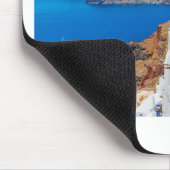 Santorini Insel - Kessel, Griechenland Mousepad (Ecke)