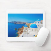 Santorini Insel - Kessel, Griechenland Mousepad (Mit Mouse)