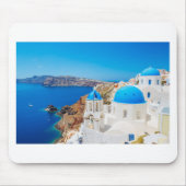 Santorini Insel - Kessel, Griechenland Mousepad (Vorne)
