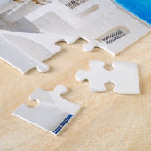 Santorini Insel - Kessel, Griechenland Puzzle (Seite)