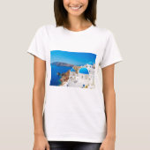 Santorini Insel - Kessel, Griechenland T-Shirt (Vorderseite)