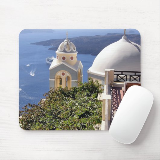 Santorini Insel Mousepad (Mit Mouse)