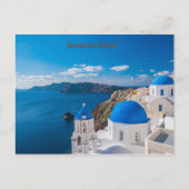 Santorini Insel Postcard Postkarte (Vorderseite)
