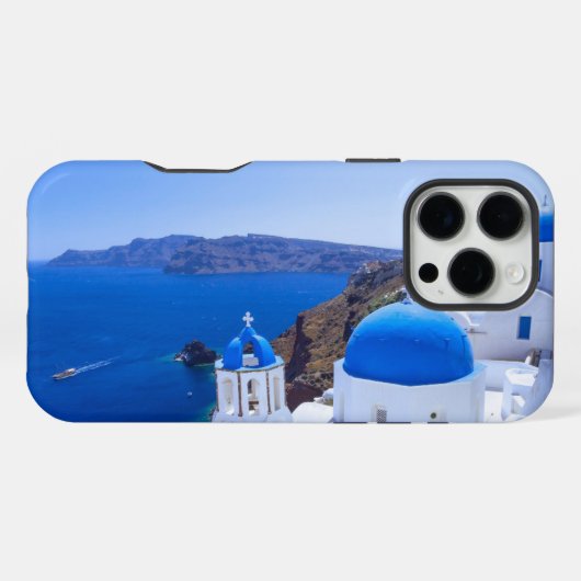 Santorini iPhone Hülle (Rückseite (Horizontal))