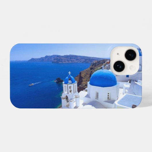 Santorini iPhone Hülle (Rückseite (Horizontal))