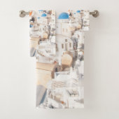 Santorini Island Bliss #3 #wall #art Badhandtuch Set (Insitu)