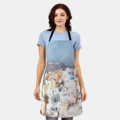 Santorini Island Bliss #3 #wall #art Schürze (Getragen)