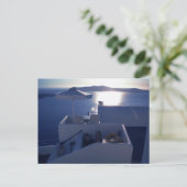 Santorini Island Griechenland Postkarte (Stehend Vorderseite)