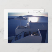 Santorini Island Griechenland Postkarte (Vorne/Hinten)