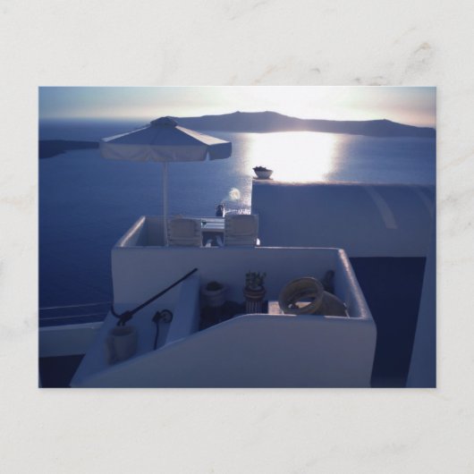 Santorini Island Griechenland Postkarte (Vorderseite)