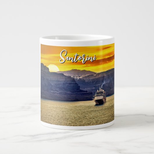 Santorini Jumbo-Tasse (Vorderseite)