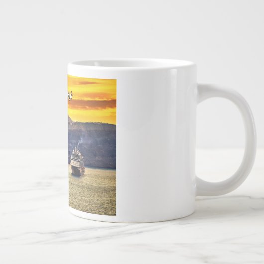 Santorini Jumbo-Tasse (Rechts)