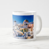 Santorini Jumbo-Tasse (Vorderseite Rechts)
