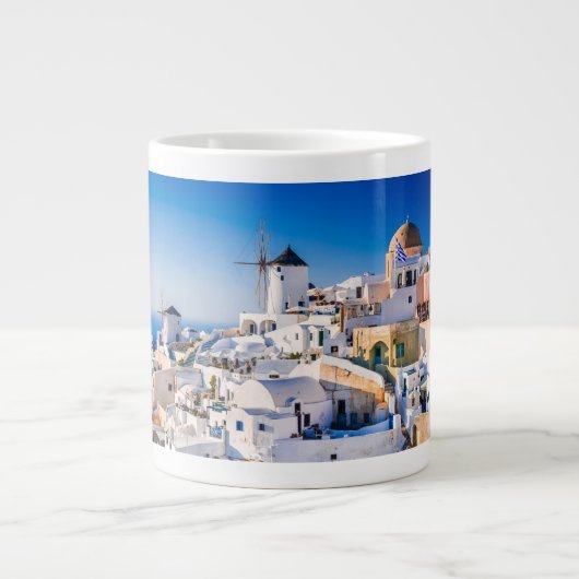 Santorini Jumbo-Tasse (Vorderseite)