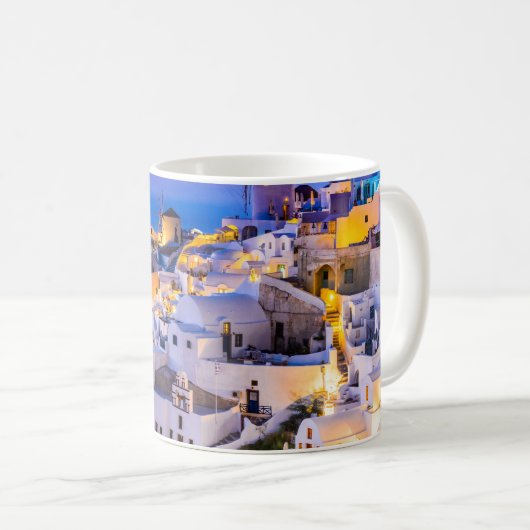 Santorini Kaffeetasse (VorderseiteRechts)