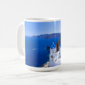 Santorini Kaffeetasse (Vorderseite Links)