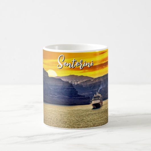 Santorini Kaffeetasse (Mittel)
