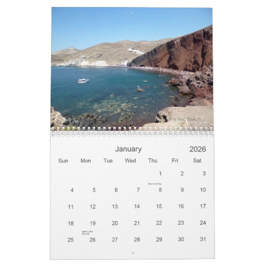 Santorini Kalender 2013 (Jan 2026)