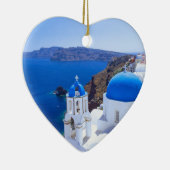 Santorini Keramik Ornament (Rechts)