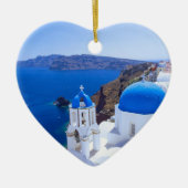 Santorini Keramik Ornament (Vorne)