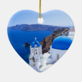 Santorini Keramik Ornament (Hinten)
