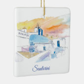 Santorini Keramik Ornament (Rechts)