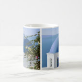 Santorini Kirche Aussicht Tasse (Mittel)