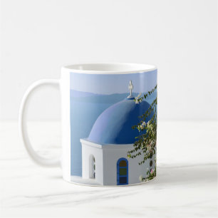 Santorini Kirche Aussicht Tasse