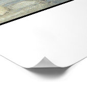 Santorini kitty poster (Ecke)