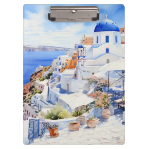Santorini Klemmbrett